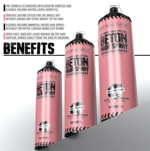 'Beton Hair Spray Flexible Hold' low shine/plant keratin/500ml