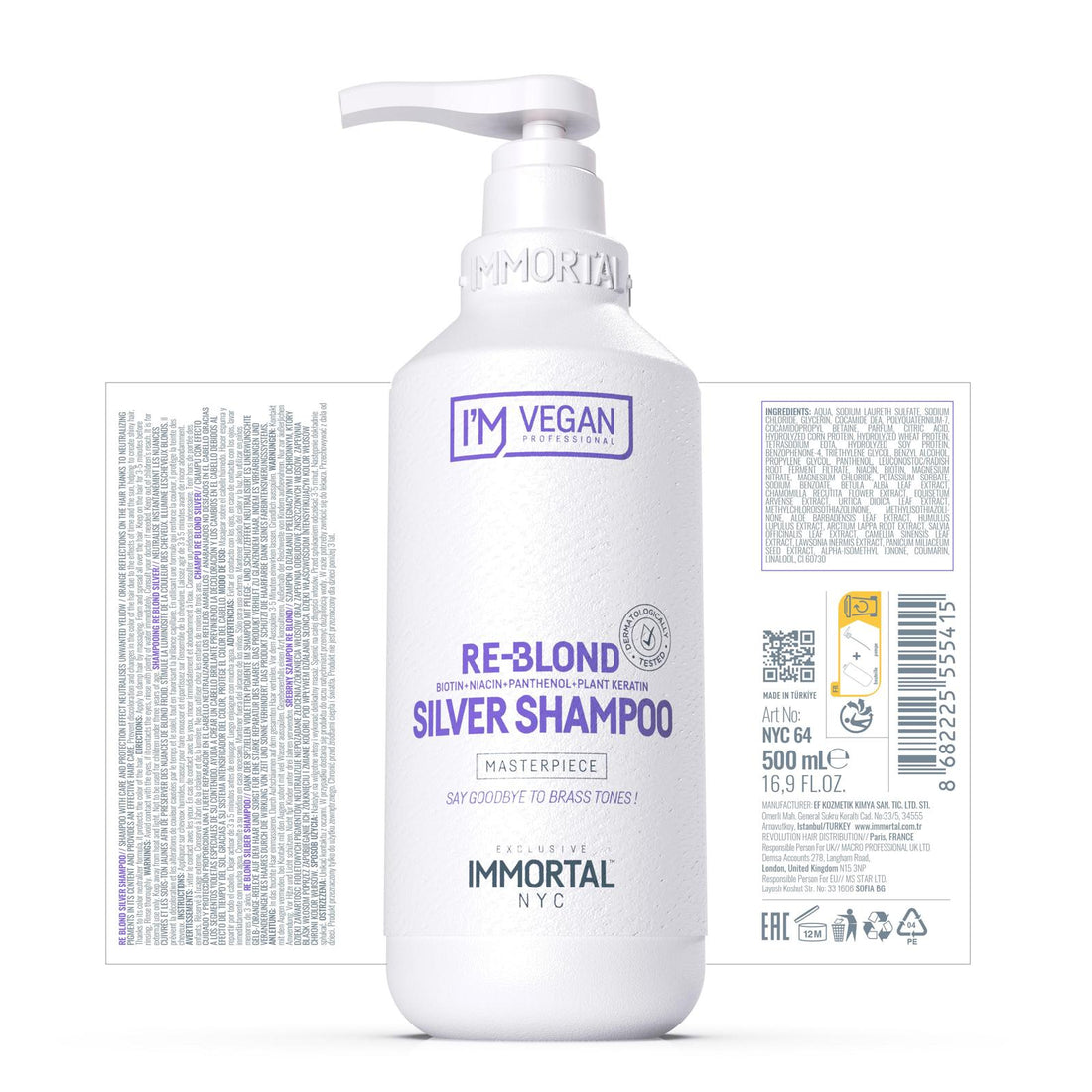 Vegan Silver Shampoo (500 ML)