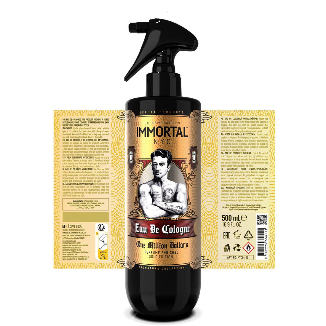The ‘ONE IN A MILLION’ - Perfumed Eau de Cologne