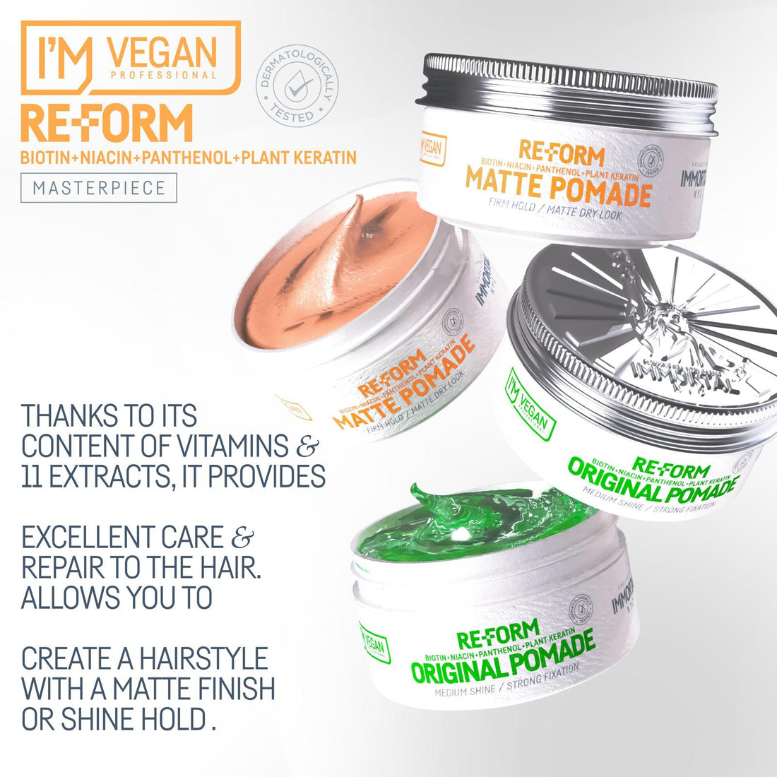 Vegan Original Pomade/Low Shine