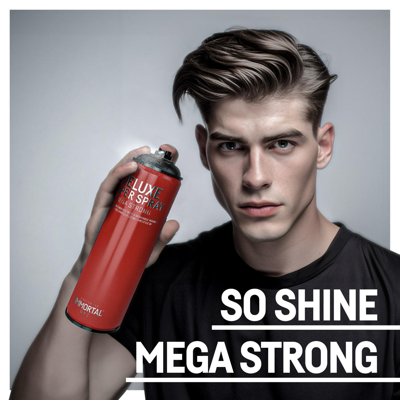 Deluxe Super Strong Hair Spray' Shine Look/500ml