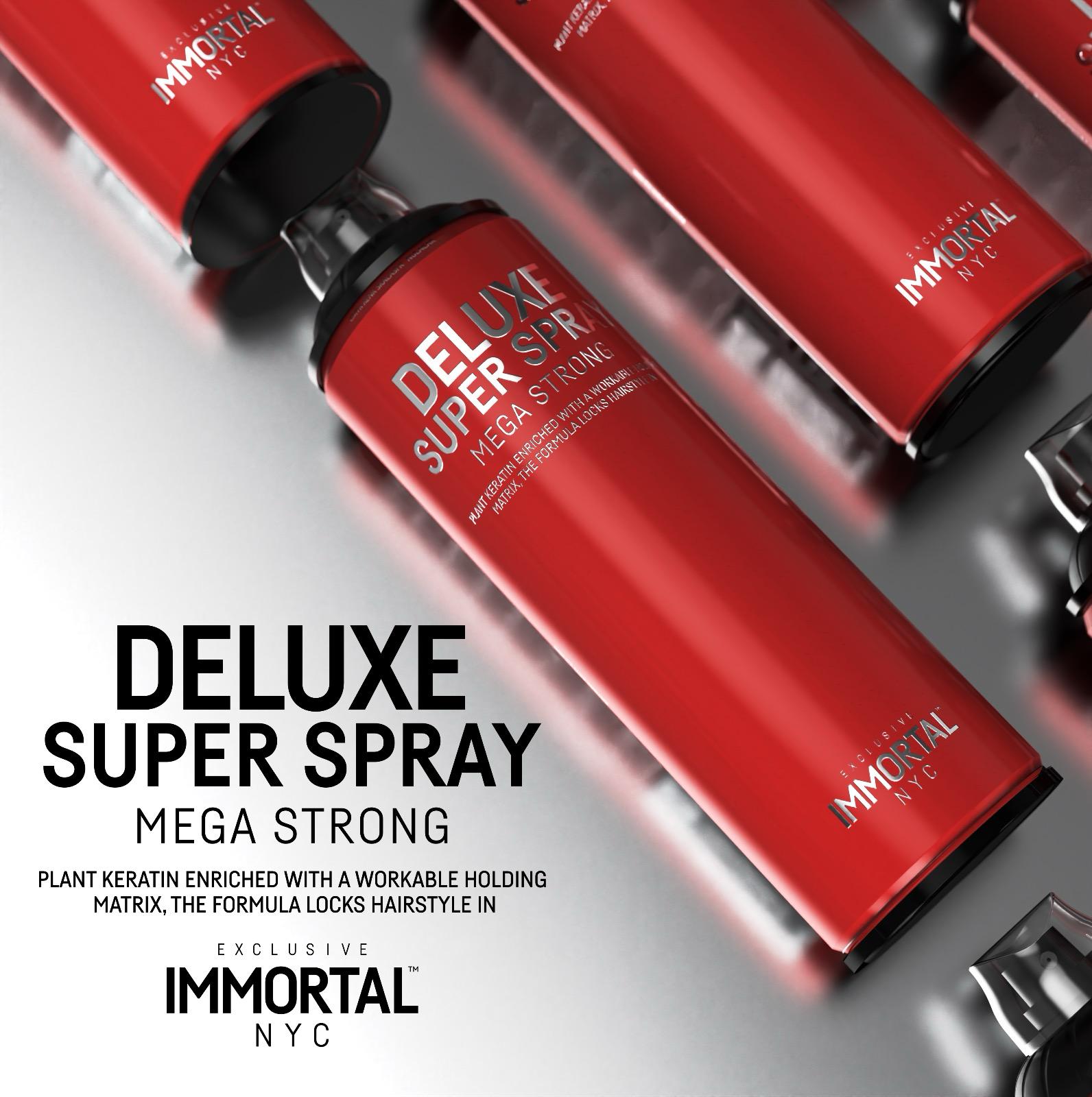 'Deluxe Super Strong Hair Spray' Shine Look/500ml