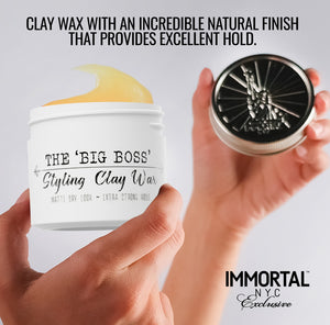 The "Big Boss" Styling Clay Wax (travel-size)