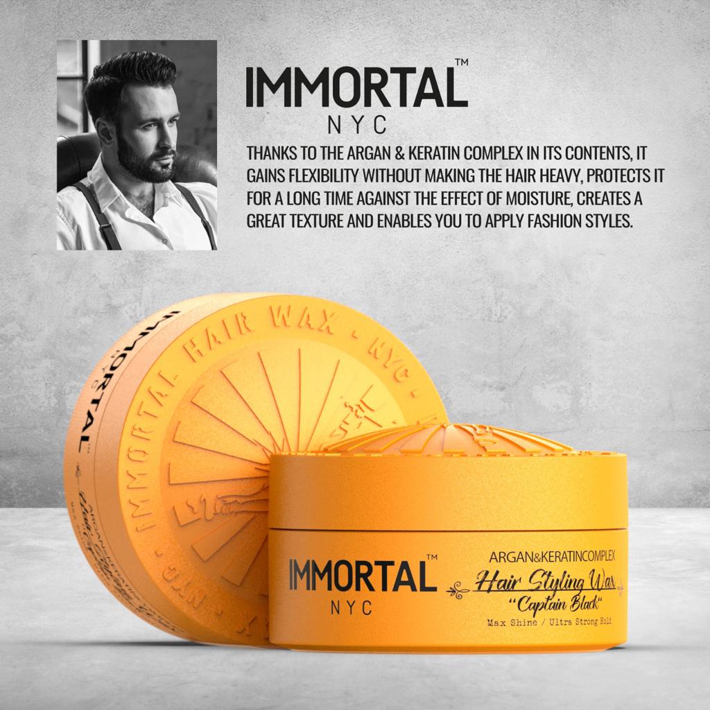 Coloring Hair Wax in Black – Immortal NYC