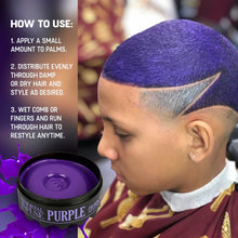 Coloring Hair Wax in Purple